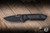 Preowned-Protech Les George SBR Short Bladed Rockeye Fixed Blade Knife G10 2.6" S35VN Drop Point Black DLC