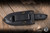 Preowned-Protech Les George SBR Short Bladed Rockeye Fixed Blade Knife G10 2.6" S35VN Drop Point Black DLC
