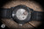 Preowned-Layer Watches 43MM Stainless Damascus, Leather Band