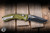Microtech Amphibian Mini Ram-LOK Folding Knife OD Green Frag Aluminum 3.25” M390MK Drop Point Black 137MRL-1FROD