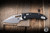 Microtech M-Stitch Ram-LOK Folding Knife Black Frag Aluminum 3.25" M390 Wharncliffe Stonewash 169MRL-10FR