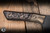 Microtech Signature Series Chef Kitchen Cutlery Knife Livewire Carbon Fiber/Bronze Titanium Bolster 8" M390 DLC 3000B-1DLCLWCFS