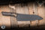 Microtech Signature Series Chef Kitchen Cutlery Knife Livewire Carbon Fiber/Bronze Titanium Bolster 8" M390 DLC 3000B-1DLCLWCFS