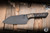 Microtech Kitchen Cutlery Santoku Knife Livewire Carbon Fiber/Bronze Titanium Bolster 6" M390 DLC 3200B-1DLCLWCFS