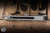 Auxiliary Manufacturing Coffin XL Folding Pocket Knife Micro Milled Titanium 4" M390 Bowie Stonewash