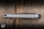 Auxiliary Manufacturing Slip Joint Pocket Knife Micro Milled Titanium 2.8" M390 Bowie Stonewash