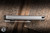 Auxiliary Manufacturing Coffin Slip Joint Pocket Knife Micro Milled Titanium 2.8" M390 Tanto Stonewash