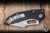 Preowned-Microtech Stitch  Automatic Folding Knife Black Aluminum 3.75" M390 Spearpoint Stonewash