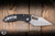 Preowned-Microtech Stitch  Automatic Folding Knife Black Aluminum 3.75" M390 Spearpoint Stonewash
