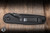 Preowned-Spartan Blades Zelos Automatic Folding Knife Aluminum 3.25" S45VN Drop Point Black