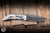 Spartan Blades Harsey Custom "Saint Michael" Folder Knife Engraved Titanium 3.25" Damascus Drop Point 