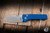 ProTech x Ramon Chaves Scapegoat Compact Automatic Folding Knife Carbide Textured Blue Aluminum 3.15" MagnaMax Clip Point Stonewash