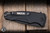 Preowned-Medford Smooth Criminal Folding Knife Aluminum 3" S45VN Drop Point Black