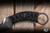 Preowned-Bastinelli Custom Mako Fixed Blade Knife Tsuka Wrap/Stingray Inlay 4.9" N690CO Dark Stonewash