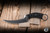 Preowned-Bastinelli Custom Mako Fixed Blade Knife Tsuka Wrap/Stingray Inlay 4.9" N690CO Dark Stonewash