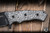 Preowned-Protech Spindrift  Elishewitz Fixed Blade Knife Black/White G10 5.25" 154CM Drop Point Black