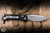 Microtech LUDT Ram-Lok Manual Folding Knife Black Frag Aluminum 3.4" M390MK Tanto Stonewash 1136RL-10FR