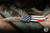 Microtech Luminary ZBP OTF Knife 250th Flag 3.6" M390 Dagger Bronze 1270-13APS-4J250
