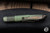 Microtech/Marfione Custom Siphon II  Pen 4" Antique Green Frag Titanium/Bronze Titanium Lever