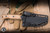 Microtech Akris Fixed Blade Knife Dark Earth G10 3.7" M390 Drop Point Stonewash 95-10DE-5
