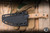 Microtech Akris Fixed Blade Knife Dark Earth G10 3.7" M390 Drop Point Stonewash 95-10DE-5