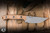 Microtech Akris Fixed Blade Knife Dark Earth G10 3.7" M390 Drop Point Stonewash 95-10DE-5