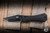 Auxiliary Manufacturing Deadhead Coffin Folding Knife Micarta 2.8" 14C28N Tanto Black