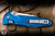 Microtech Socom RAM-LOK Folding Knife Blue Frag Aluminum 3.8" M390 Stonewash 160RL-10FRBL