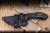 Preowned-Bastinelli Knives "Chopper" Fixed Blade Knife Black G10 3.5" M390 Upswept Black Oxide