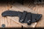 Preowned-Bastinelli Knives "Chopper" Fixed Blade Knife Black G10 3.5" M390 Upswept Black Oxide