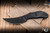 Preowned-Bastinelli Knives "Chopper" Fixed Blade Knife Black G10 3.5" M390 Upswept Black Oxide