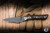 Microtech Paring Kitchen Utility Knife Livewire Carbon Fiber, Titanium Bolster 3.75" M390 DLC 3500B-1DLCLWCFS
