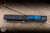 Guardian Tactical Apex Mini Automatic OTF Knife Black Aluminum/Carbon Fiber Inlay 3.1" Vice Blued Damascus