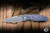 Three Rivers Manufacturing ATOM Folding Knife Blue Hawaiian Camo Carbon 3.5" MagnaCut Drop Point Stonewash