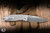 Three Rivers Manufacturing ATOM Folding Knife Herringbone Titanium 3.5" MagnaCut Drop Point Stonewash