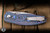 Three Rivers Manufacturing TRM NEUTRON 2 Folding Knife Blue Hawaiian Camo Carbon 3" MagnaCut Drop Point Stonewash
