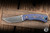 Three Rivers Manufacturing TRM TAGALONG Fixed Blade Knife Blue Hawaiian Camo Carbon 2.4" MagnaCut Stonewash