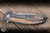 Shirogorov Knives Neon NL Folding Knife Titanium, Natural Canvas Micarta Inlay 3.34" Elmax Drop Point Satin