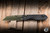 Heretic Knives "Jinn" Automatic Folding Knife Black Carbon Fiber 3" MagnaCut Wharncliffe Metallic Green H113-MG-CF