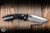 Microtech Amphibian Mini Ram-LOK Folding Knife Black Frag Aluminum 3.25” M390 Stonewash 137MRL-10FR
