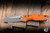 Microtech MSI Mini Ram-Lok Folding Knife Orange Fluted Aluminum 3.25" M390 Apocalyptic 210M-10APFLOR