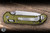 Microtech LUDT Folding Knife OD Green Frag Aluminum 3.4" M390 Tanto Stonewash 1136RL-10FROD