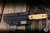 Blackside Customs Plan B Covert Fixed Blade Knife Brass 3.25" 154CPM Tanto Ghost Beskar