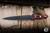RMJ Tactical Nightshade Fixed Blade Dagger Black Widow G10 9.63" 3V Graphite Black