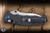 Preowned-Benchmade 484-1 Nakamura AXIS Folding Knife Black Carbon Fiber, Blue Accents 3.08" S90V Drop Point