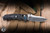 Preowned-Benchmade 484-1 Nakamura AXIS Folding Knife Black Carbon Fiber, Blue Accents 3.08" S90V Drop Point