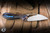 Preowned-WE Knife Co. Isham Pleroma Integral Knife Titanium/Carbon Fiber 2.95" M390 Wharncliffe