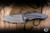 Preowned-Jake Hoback Knives Custom Sumo Folding Knife Purple Titanium 3.25" MagnaCut Wharncliffe Stonewash