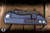 Preowned-DSK Tactical Knives Javelina Folding Knife Purple Titanium 3.7" Damascus Reverse Tanto