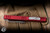 Microtech Ultratech Gen IV OTF Automatic Knife Merlot Aluminum 3.5" M390 Dagger Stonewash Serrated 11224-11MR
